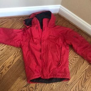 Marmot kids red ski jacket size 10-12